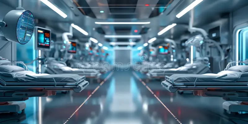 Futuristic Clinic Interior